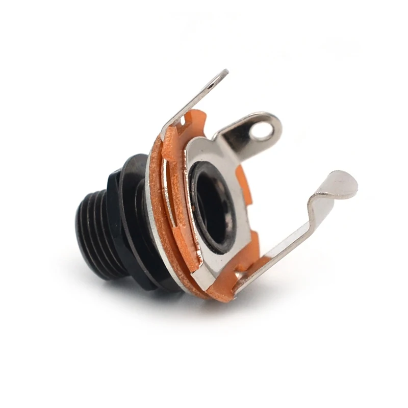 3 farben 14 mono eingang jack stecker buchse für elektrische gitarre bass gitarre pickup ausgang jack steckdose 635 free global shipping