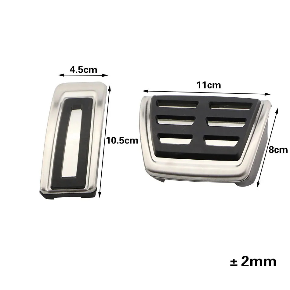 Автомобильная педаль Carmilla для Volkswagen VW Golf 7 GTi MK7 Lamando Audi A3 S3 8V RS3 Cabrio Skoda Octavia 5E A7 Rapid Seat Leon|Педали| |