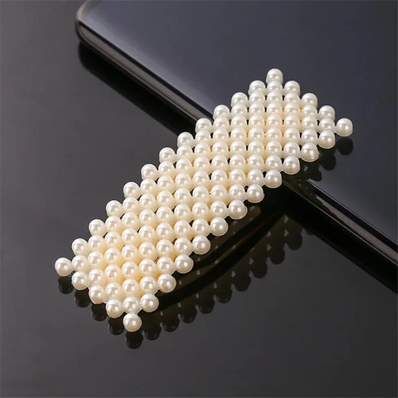 8 Модные женские элегантные жемчужные заколки для волос Сплав заколки для девочек аксессуары для волос день Святого Валентина шпильки аксессуары для волос - Цвет: 8