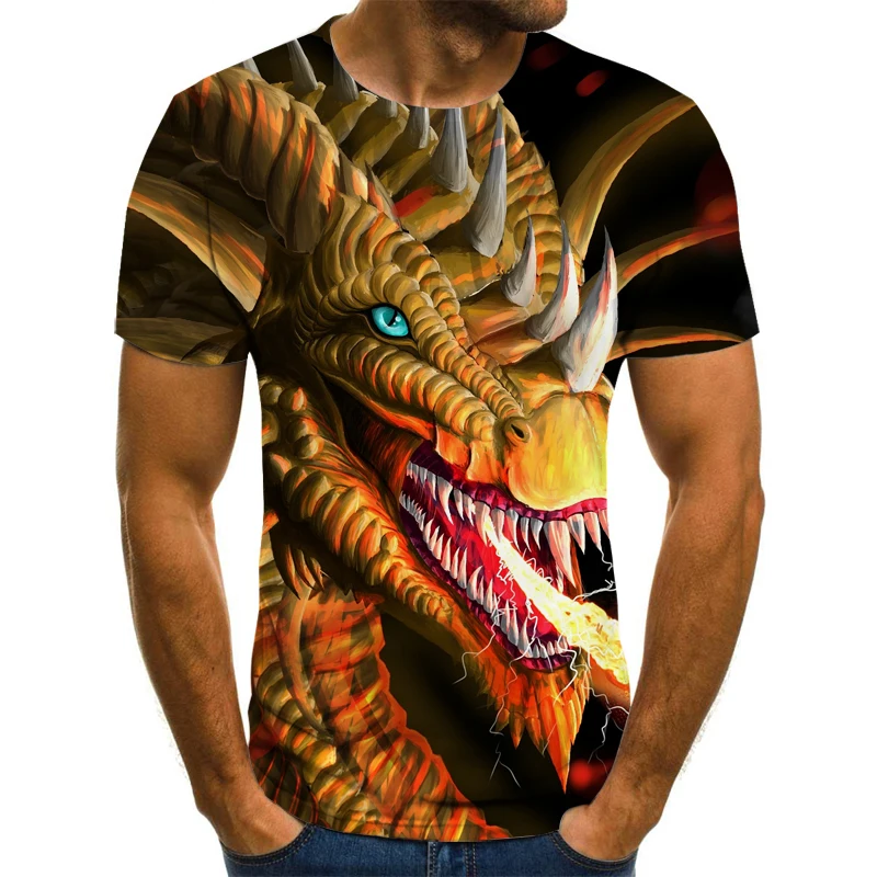 

New summer men/women casual harajuku brand short-sleeved shirt brand 3D animation printed T-shirt 3D digital printed T-shirt