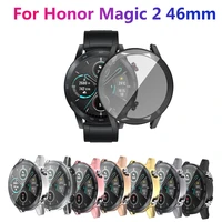 electroplated tpu all inclusive protective cover for huawei honor magic watch 2 tpu soft case 46mm antifriction protection watch