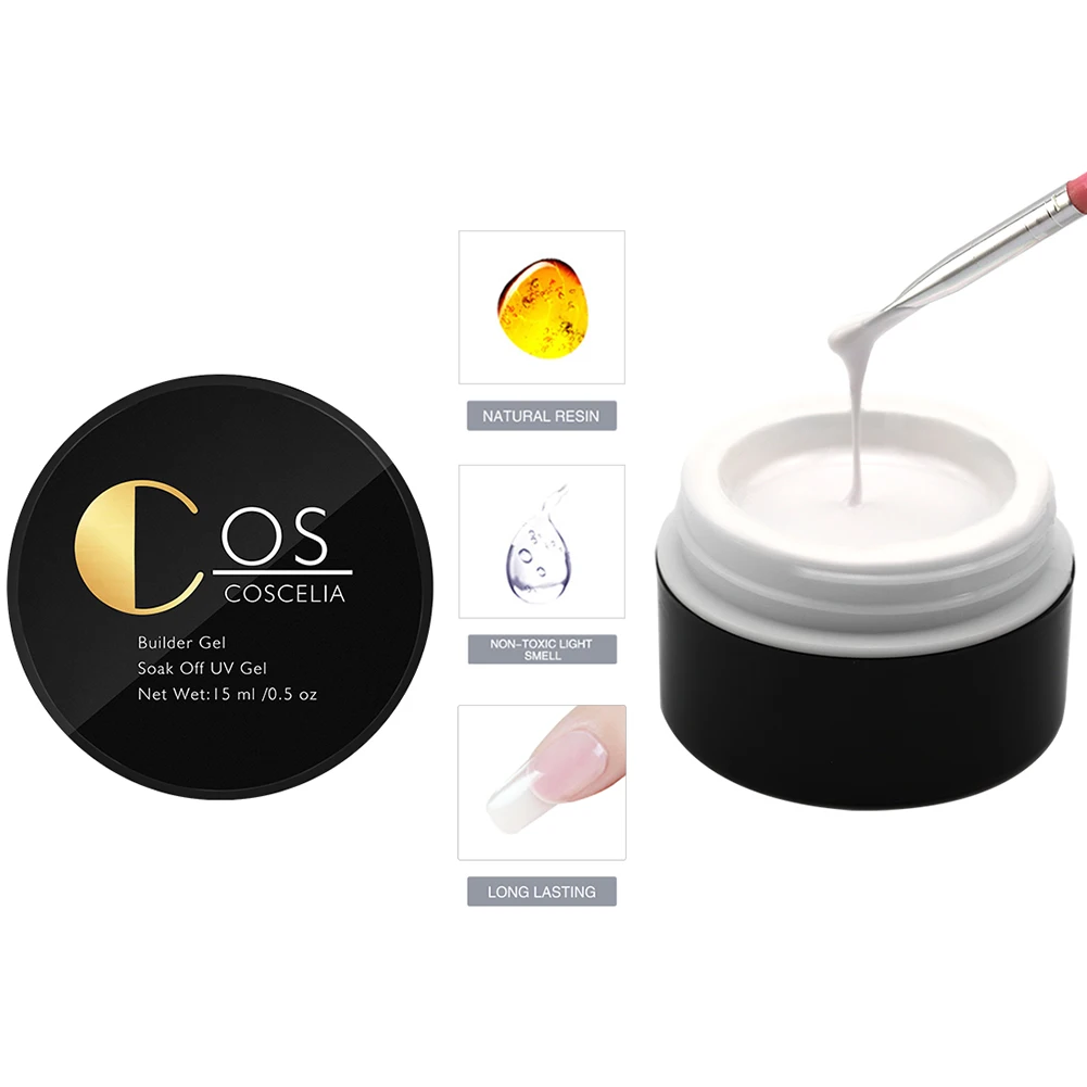COSCELIA УФ гель ружье гвоздя набора Строительный для полировки Лаки выбрать