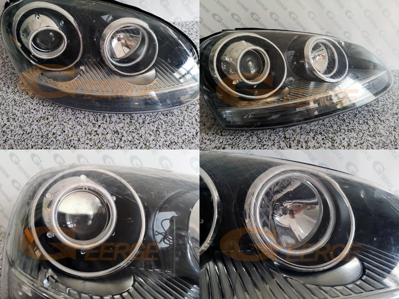 Для VOLKSWAGEN VW Гольф 5 V mk5 2004 2005 2006 2007 2008 2009 ксенон Ультра яркое освещение CCFL ангельские глазки комплект