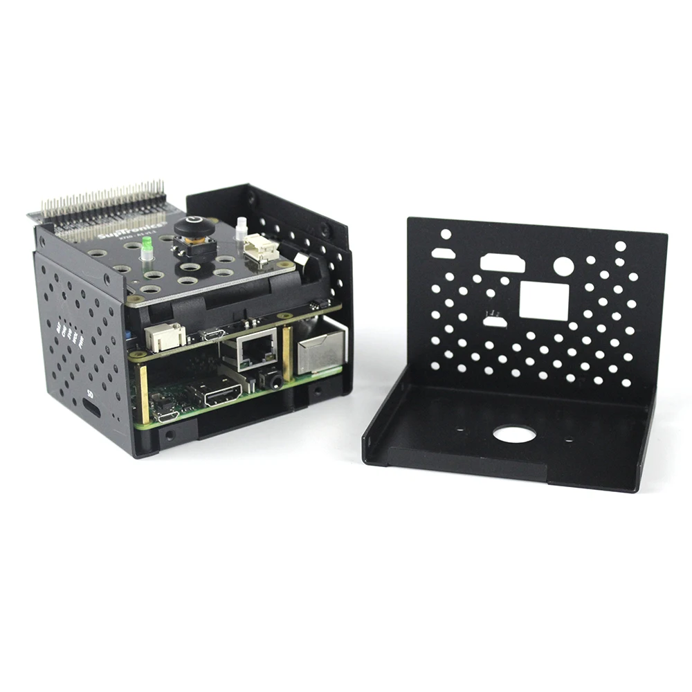 Плата управления питанием S ROBOT Raspberry Pi X720/X725 комплект из алюминиевого корпуса для