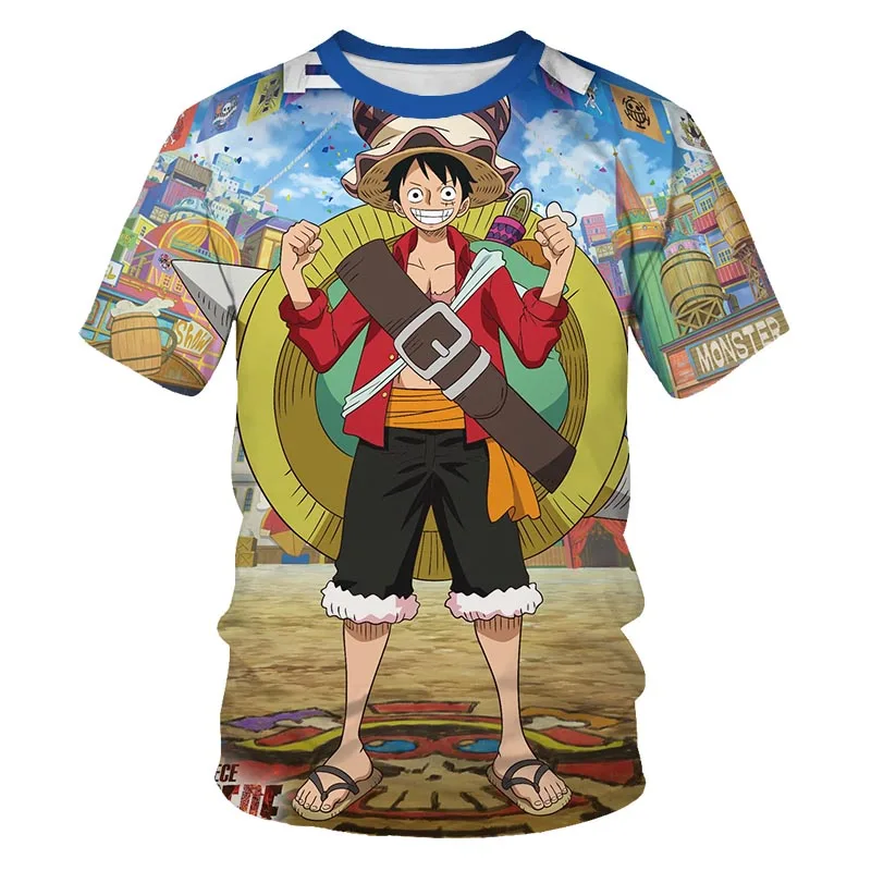 

2021 children's clothing Anime boys and girls children's T-shirt tops High Quality T-shirts short sleeves children's tops