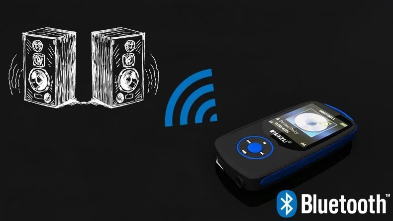 Ruidu X06 Bluetooth MP3 1,8-дюймовый TFT ЖК-экран Спортивный музыкальный плеер fm-радио без потерь высококачественный рекордер Walkman