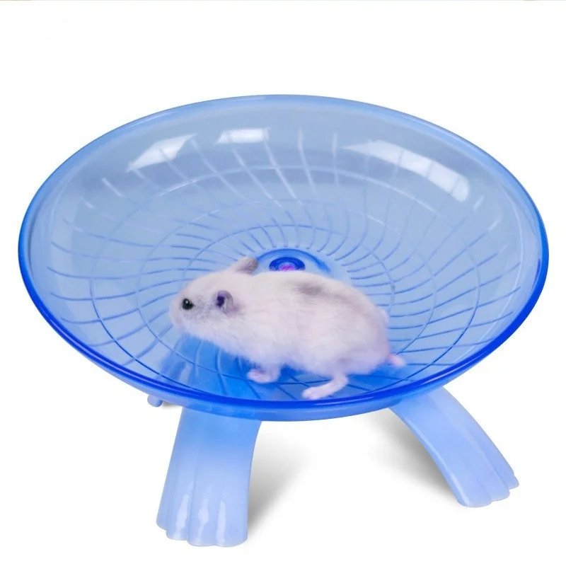 

Pet Hamster Flying Saucer Exercise Wheel Hamster Mouse Running Disc Toy Cage Accessories