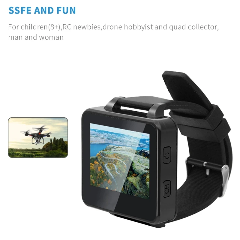 FPV Watch 5.8GHz 40CH 200RC HD 2Inch LCD Monitor Real-Time Video TFT Wireless Receptor for DIY RC Camera Quadcopter | Электроника