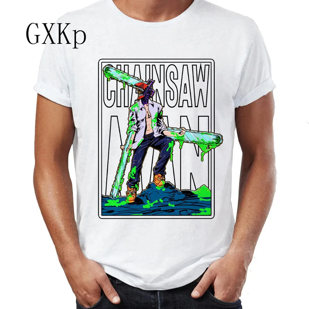 

Chainsaw Man T-shirt Harajuku Aesthetic Anime Power Kobeni graphic Denji Power Ayakawa Tee Soft Oversized Top Female/Man shirt