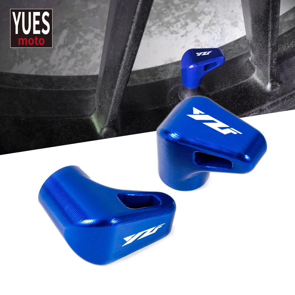 

Motorcycle Accessories Aluminum Tire Valve Air Port Stem Cover Cap for Yamaha YZF R3 R25 R6 R1 R6 ALL Year Universal