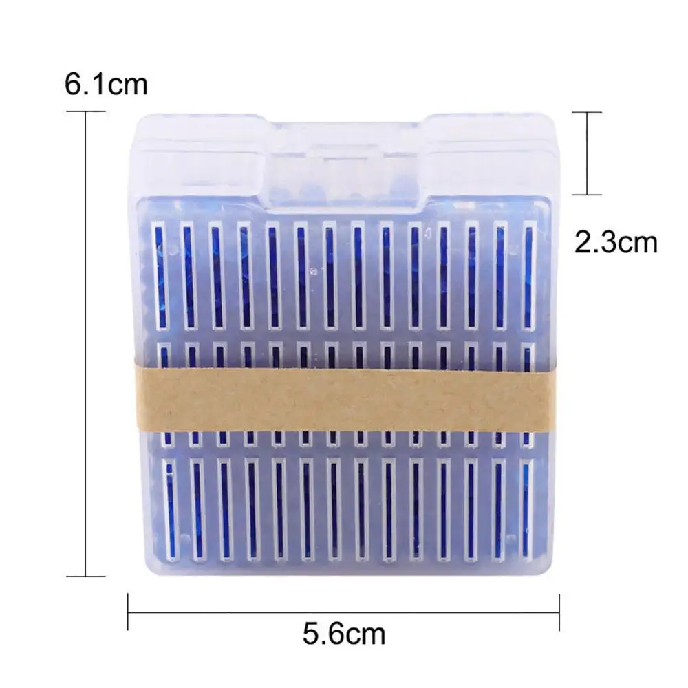 

Silica Gel Box 1pc Desiccant Humidity Silicagel Moisture Absorber Absorbent Absorb Box Reusable Color Changing Indicating