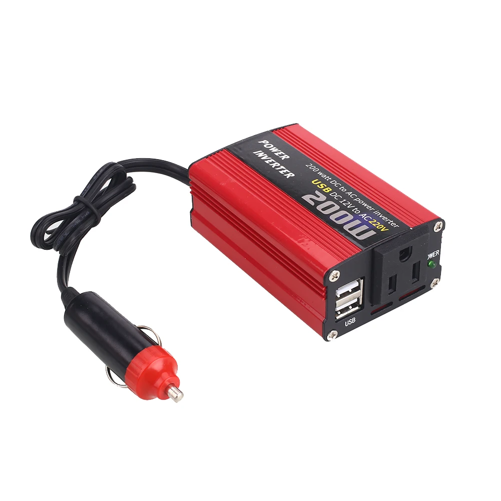12V DC To 220V AC Car Inverter Home Power Output Converter Portable Adapter Aluminium Alloy | Автомобили и мотоциклы