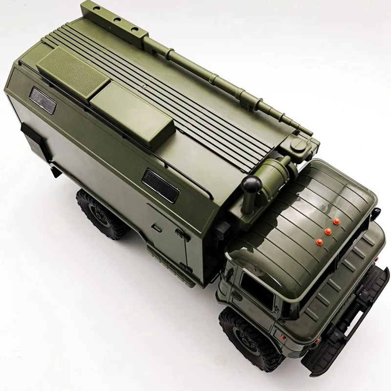 Радиоуправляемая машинка на радиоуправлении, светодиодные игрушки WPL B24 ZH 1:16 2,4G 4WD RC C ar, грузовик, внедорожный рок-гусеничный RTR зеленый D300429