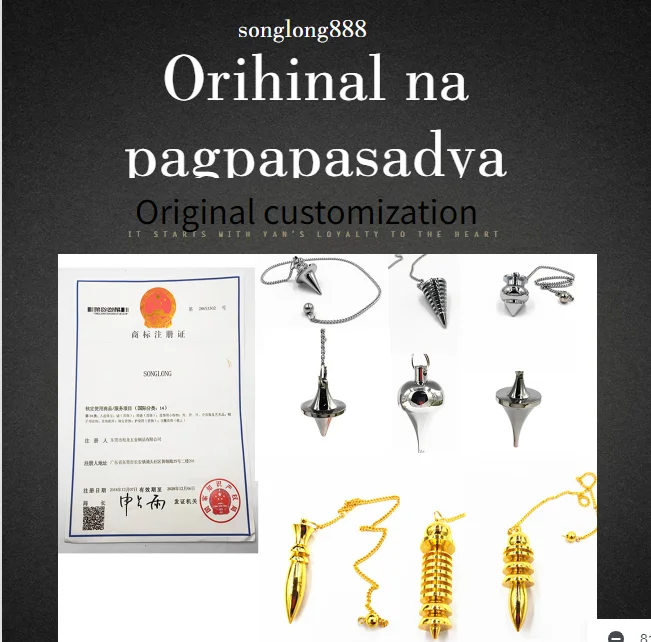 Маятниковая подвеска для мужчин подвесные Подвески золотые розовые