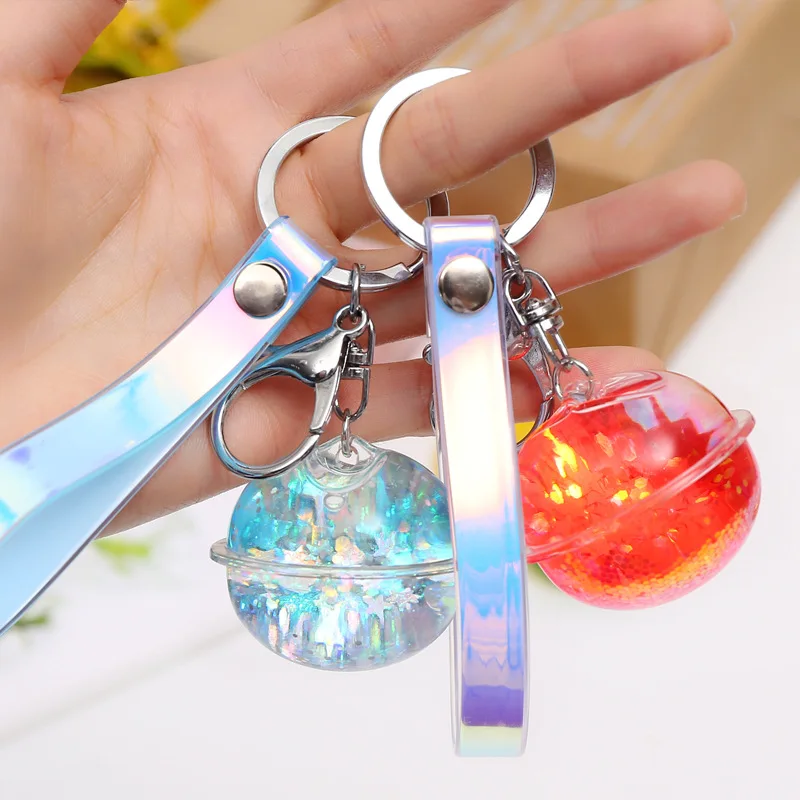2019 модная движущаяся жидкость зыбучий песок брелок автомобильный кулон