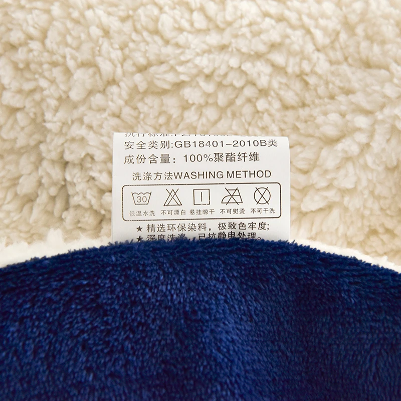 

1pc Winter Warm Soft Double Side Plush Duvet Cover Flannel Thick Comforter Quilt Cover Case Bed Full Size Queen King Blanket