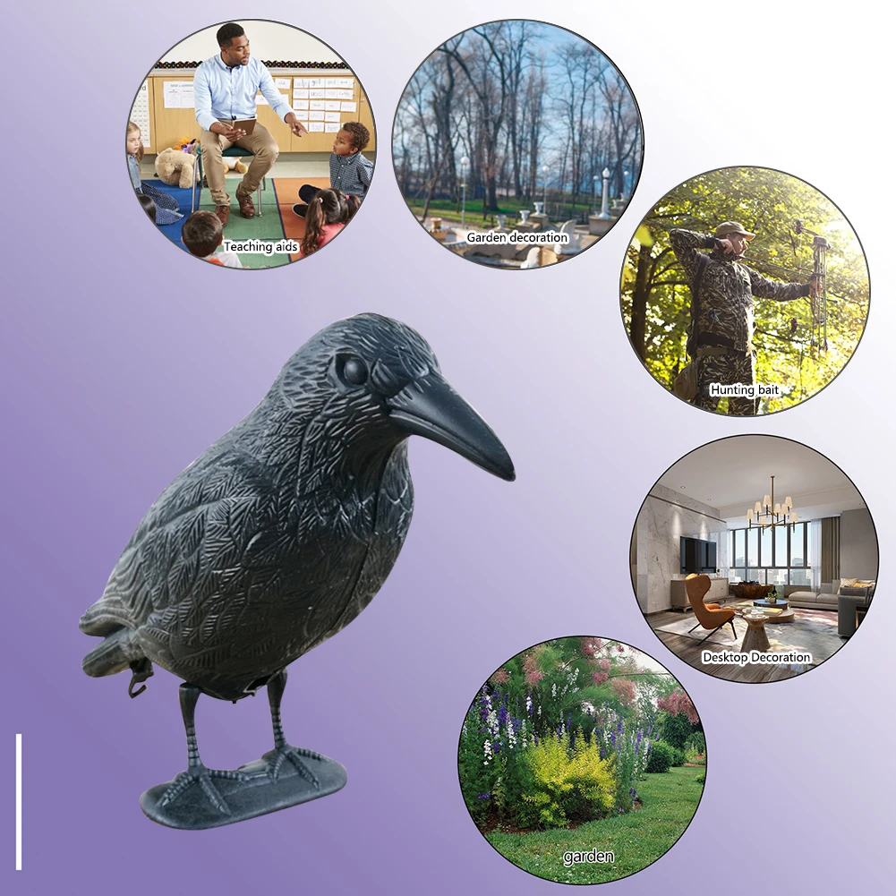 ворона отпугиватель Искусственная для охоты на открытом воздухе искусственная