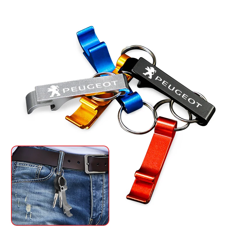 1 шт. цветной металлический Автомобильный Брелок-эмблема для Peugeot 206 207 208 301 307 308 406