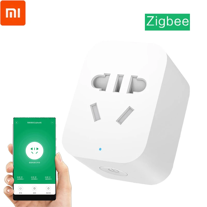 Оригинальный Смарт-разъем Xiaomi Mi WiFi Zigbee версия приложения пульт дистанционного