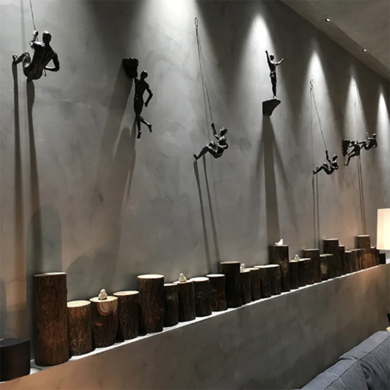 

Настенное украшение в скандинавском стиле, мужской фон для скалолазания, настенное украшение, статуя для гостиной, фоновое украшение