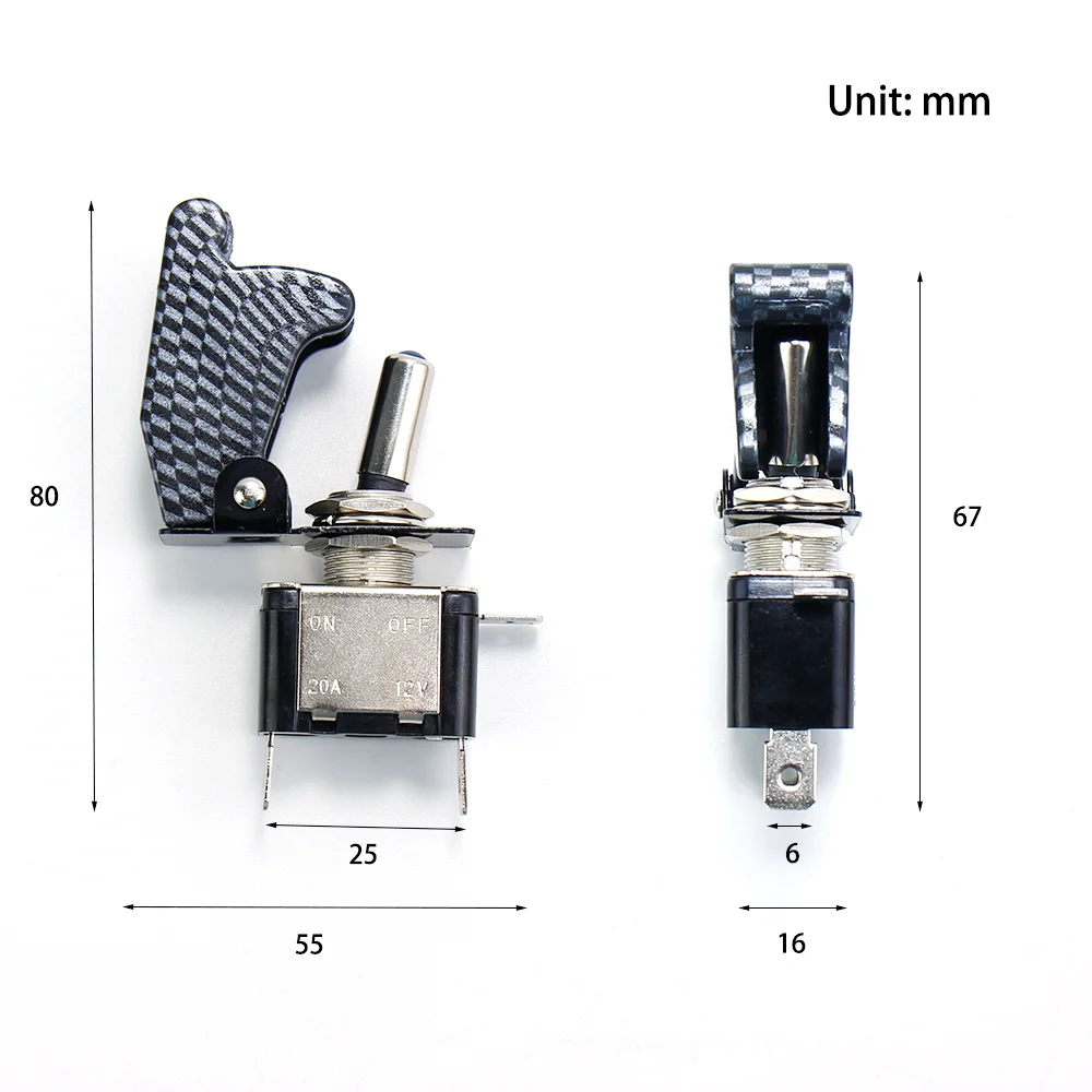 Рычажный переключатель для авто лодки 12 В 20 А тяжелый Переключатель ВКЛ/ВЫКЛ