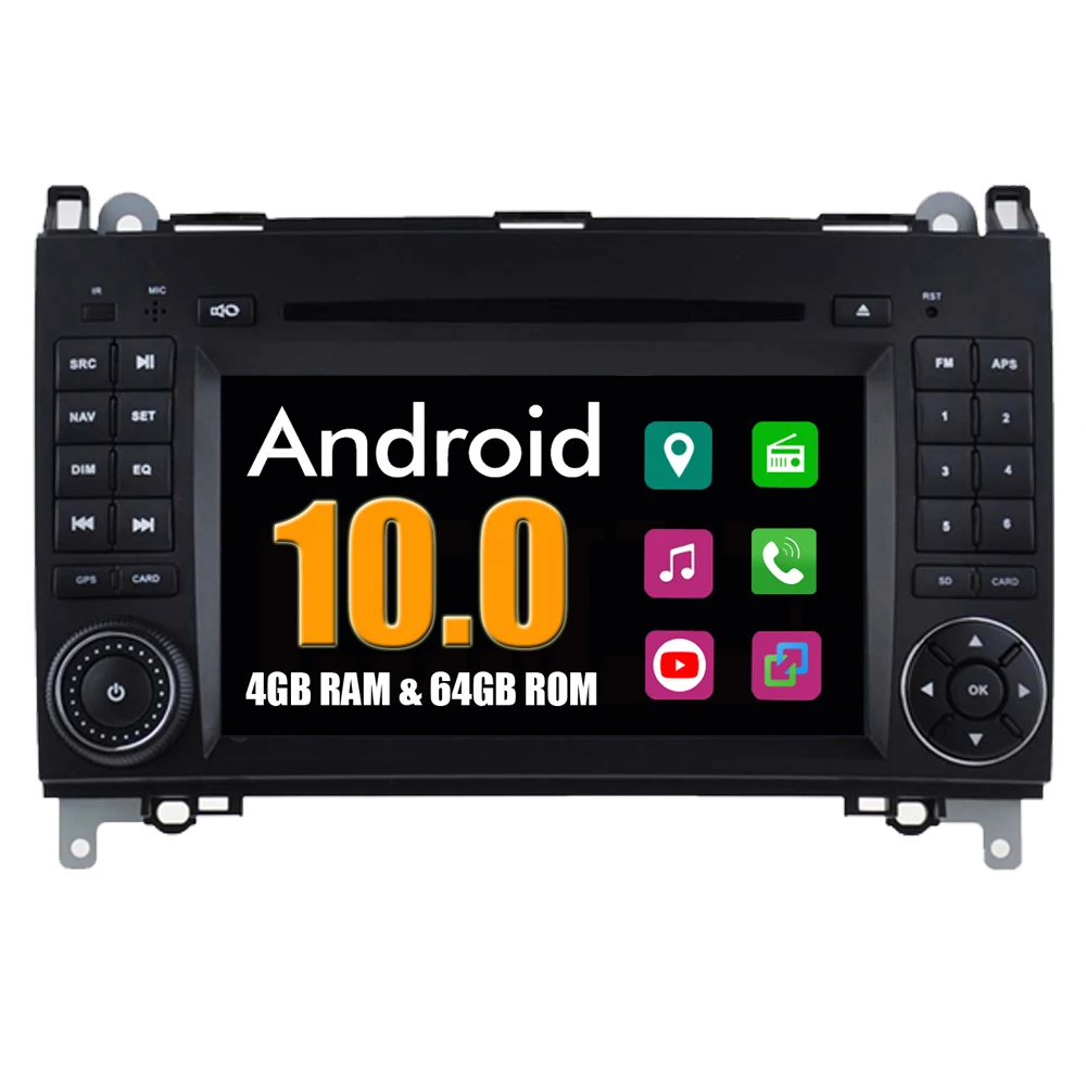 Для Mercedes W169 A150 A155 A160 A170 A180 A190 A200 W245 B55 B140 B160 B170 B180 B200 W906 W209 W311 W315 W318 Viano Vito W639|multimedia