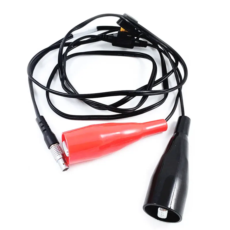 

565854 1.8M Power Cable for Leica total stations 5pin 0B size with Heavy Duty Alligator Clips Wired Cable