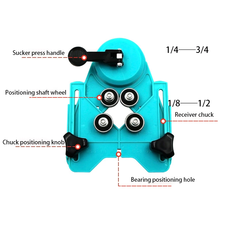 Новое регулируемое алмазное сверло 4 83 мм для плитки стекла кольцевая пила