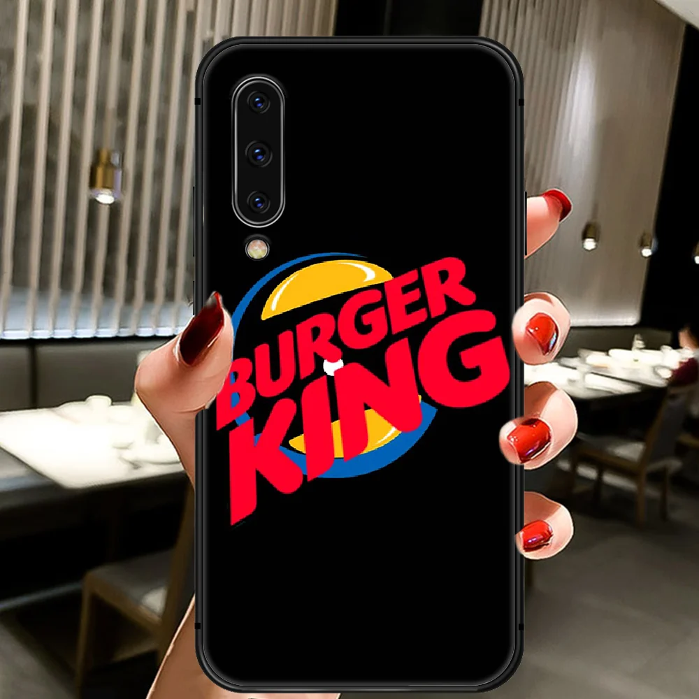 

Burger King Phone Case Cover For Samsung Galaxy A10 A20 A30 E A40 A50 A51 A70 A71 J 5 6 7 8 S black Funda Tpu Prime Soft Cover