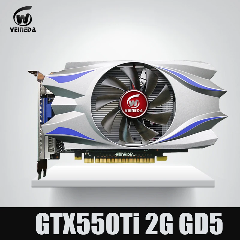 VEINEDA видеокарта GPU GTX550Ti 2 ГБ GDDR5 128 бит 783/3400 МГц для NVIDIA GeForce Гб|Видеокарты| |