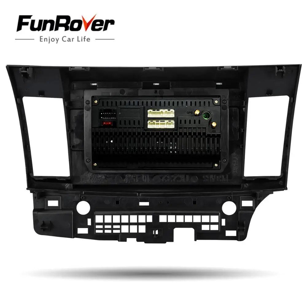FUNROVER Android 9 0 2.5D + IPS автомобильный Радио GPS навигация мультимедийный плеер dvd для