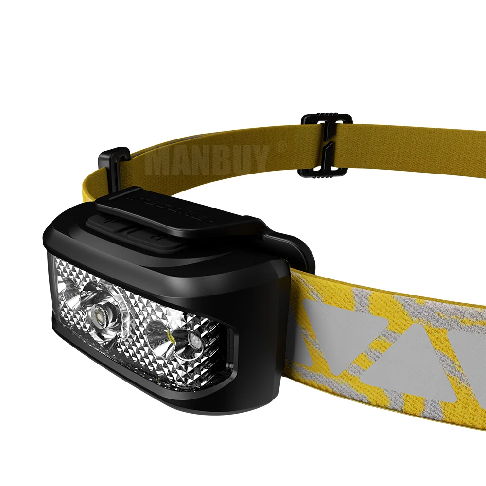 Налобный фонарь NITECORE NU17 перезаряжаемый через USB белый + CRI красный 3 цвета