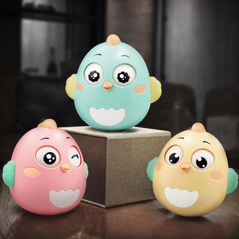 

Baby Newborn Toys Nodding Tumbler Toys For Kid Ring Bell Cute Roly-poly
