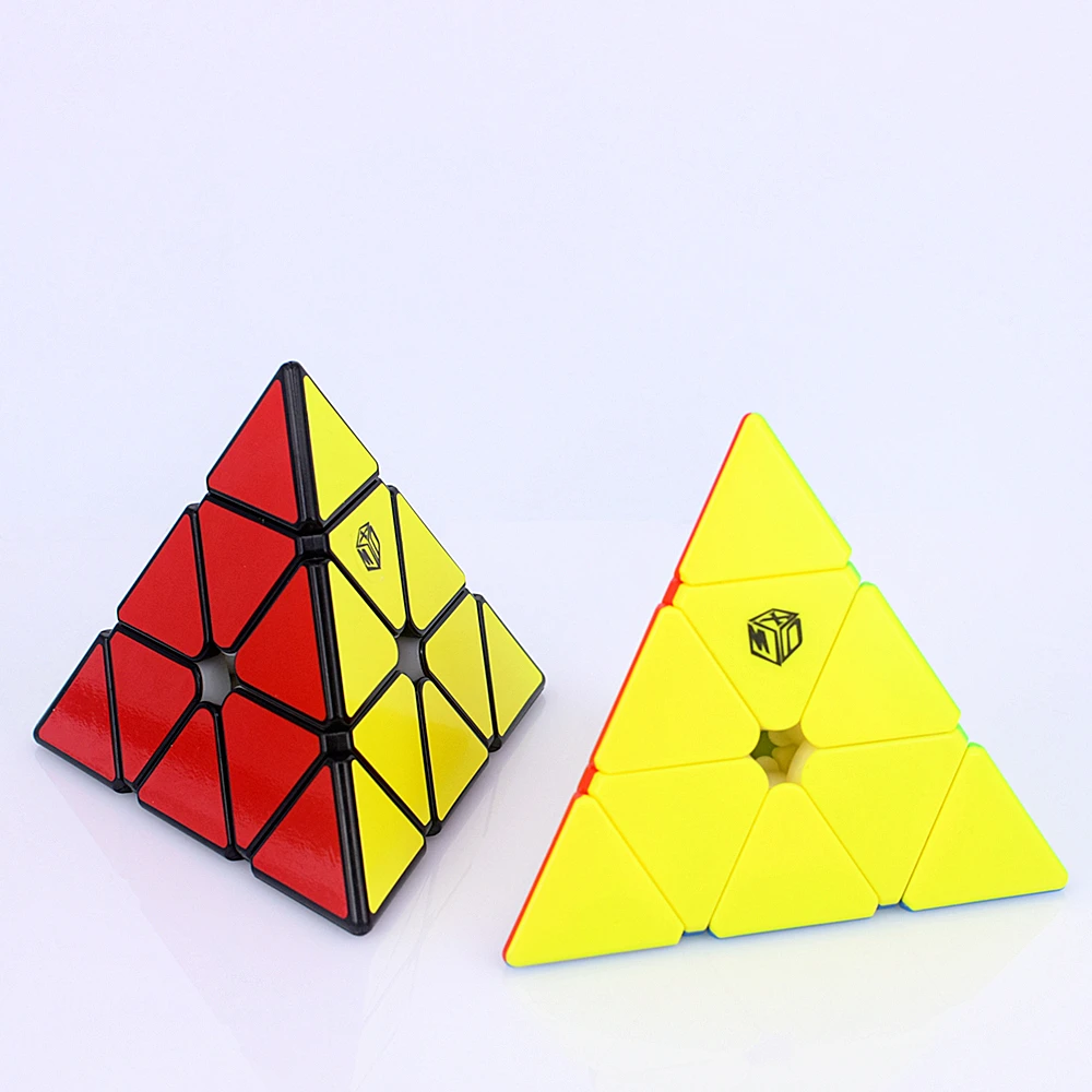 Волшебный куб Qiyi пирамида X-man колокольчик V2 магнитный 3x3x 3 волшебный пирамидка