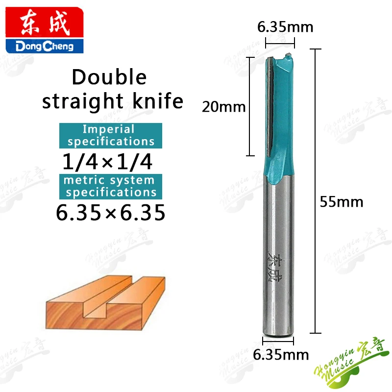 Деревообрабатывающий фрезерный станок, инкрустация кромки гитары, инструмент для изготовления гитары, обрезной станок, патрон 6,35 мм с