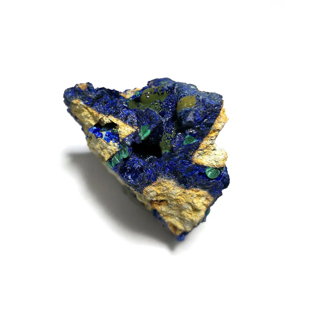 

120g B4-3 Natural Malachite Azurite Mineral Crystal Specimen from Yunnan Province China