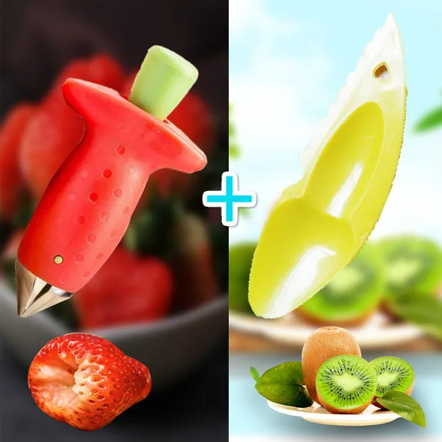 Pineapple Cutter Tomato Fruit Leaf Stem Remover Gadget Tweezer Kitchen Tool Strawberry Shelling Machine Slicer K1010 F | Дом и сад
