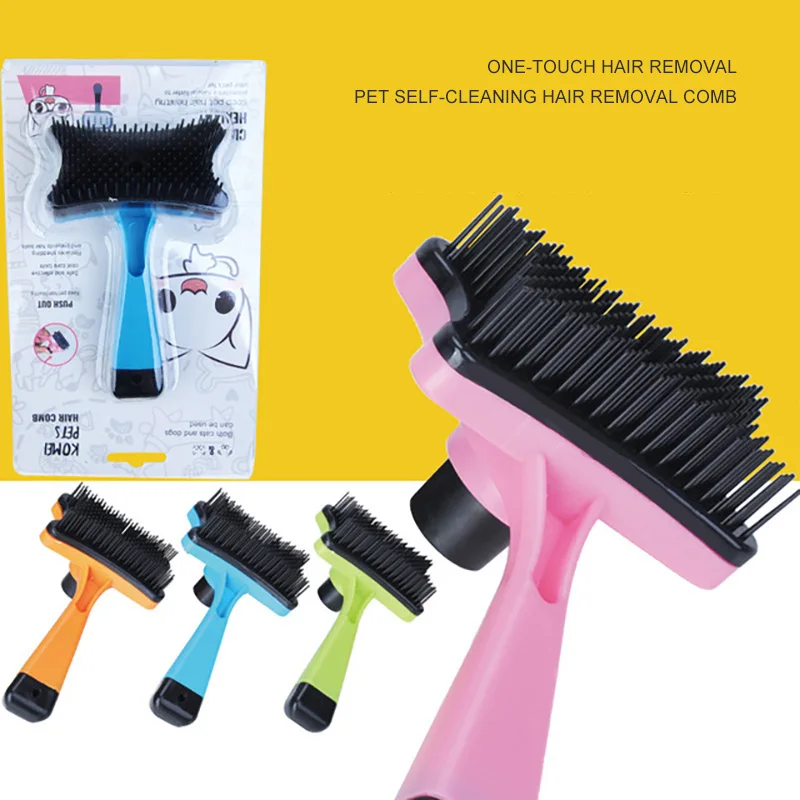 

New Portable Practical Pet Comb Plastic Multifunctional Dog Cat Hair Hair Trimmer Beauty Brush Accessories Tool