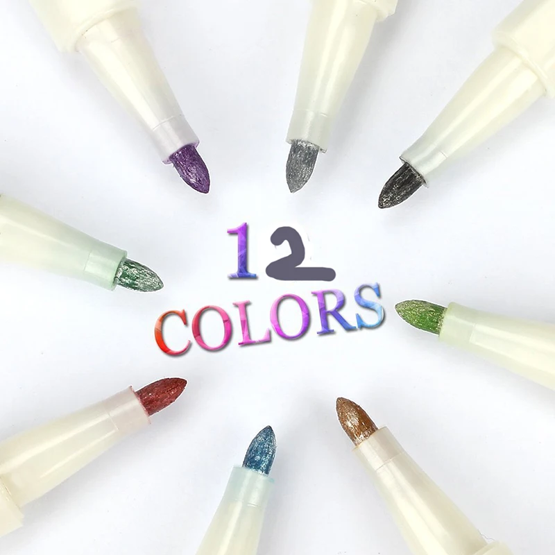 Металлический маркер цветные чернила водяной мел ручка для скрапбукинга