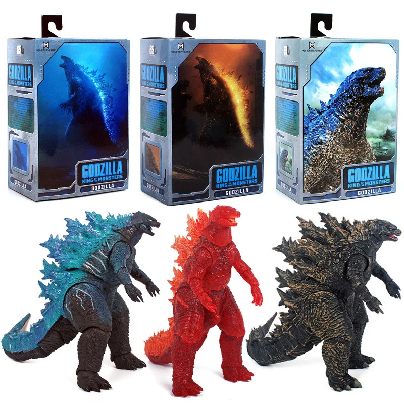 

Movable Joint Godzilla vs Kong 18Cm Figuur Film Dier Dinosaurus Speelgoed Nucleaire Jet Energie Versie Monster Pvc Model Toy