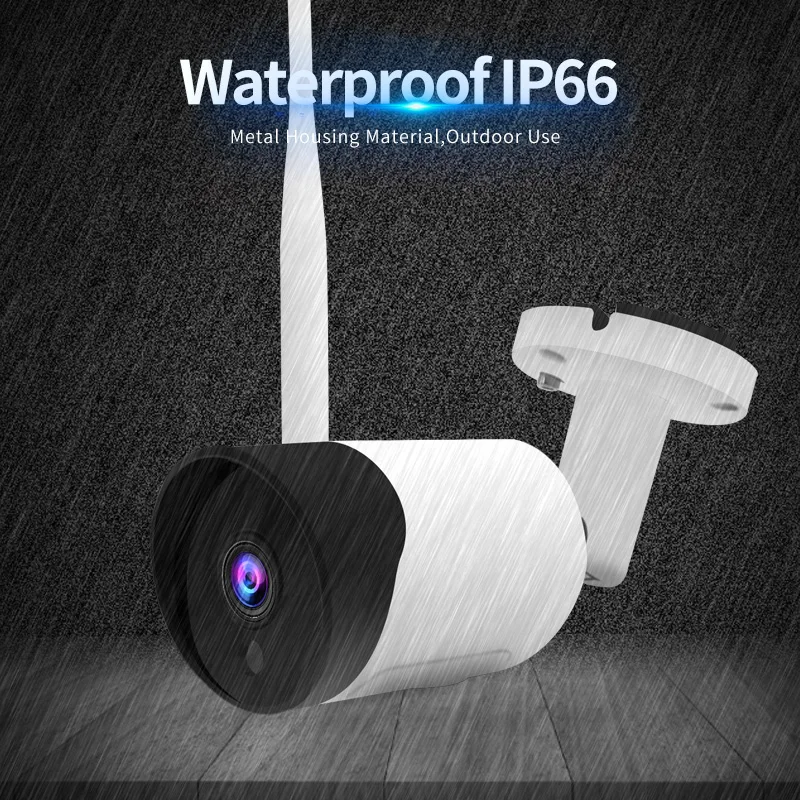 HD 5MP Wifi IP камера ONVIF 1080P Беспроводная Проводная CCTV цилиндрическая наружная