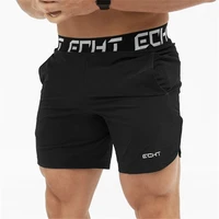 new men fitness bodybuilding shorts man summer gyms workout male breathable quick dry sportswear jogger beach short pants