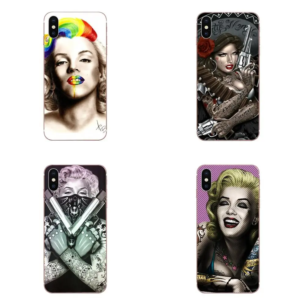 Чехол из ТПУ с изображением черепа Монро во все тяжкие для Samsung Galaxy Note 8 9 10 Pro S4 S5 S6 S7