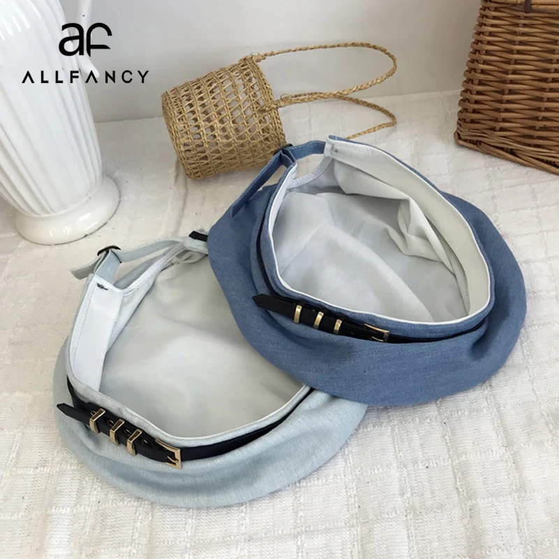 ALLFANCY Европейская и американская мода плоская шляпа Женский английский ремень