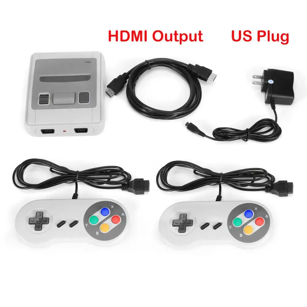HDMI US276664.02 Ретро Мини 8 бит видео игровая консоль AV выход портативный игровой плеер встроенный 621 классические игры видео игровая консоль рождественские подарки - Цвет: HDMI US276664.02