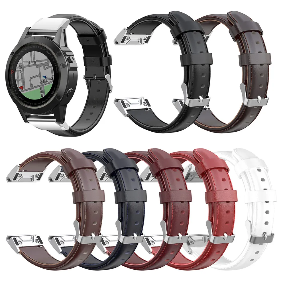 Масло воск натуральная кожа ремешок 20 мм для наручных часов Garmin Fenix 6S 5S плюс Смарт