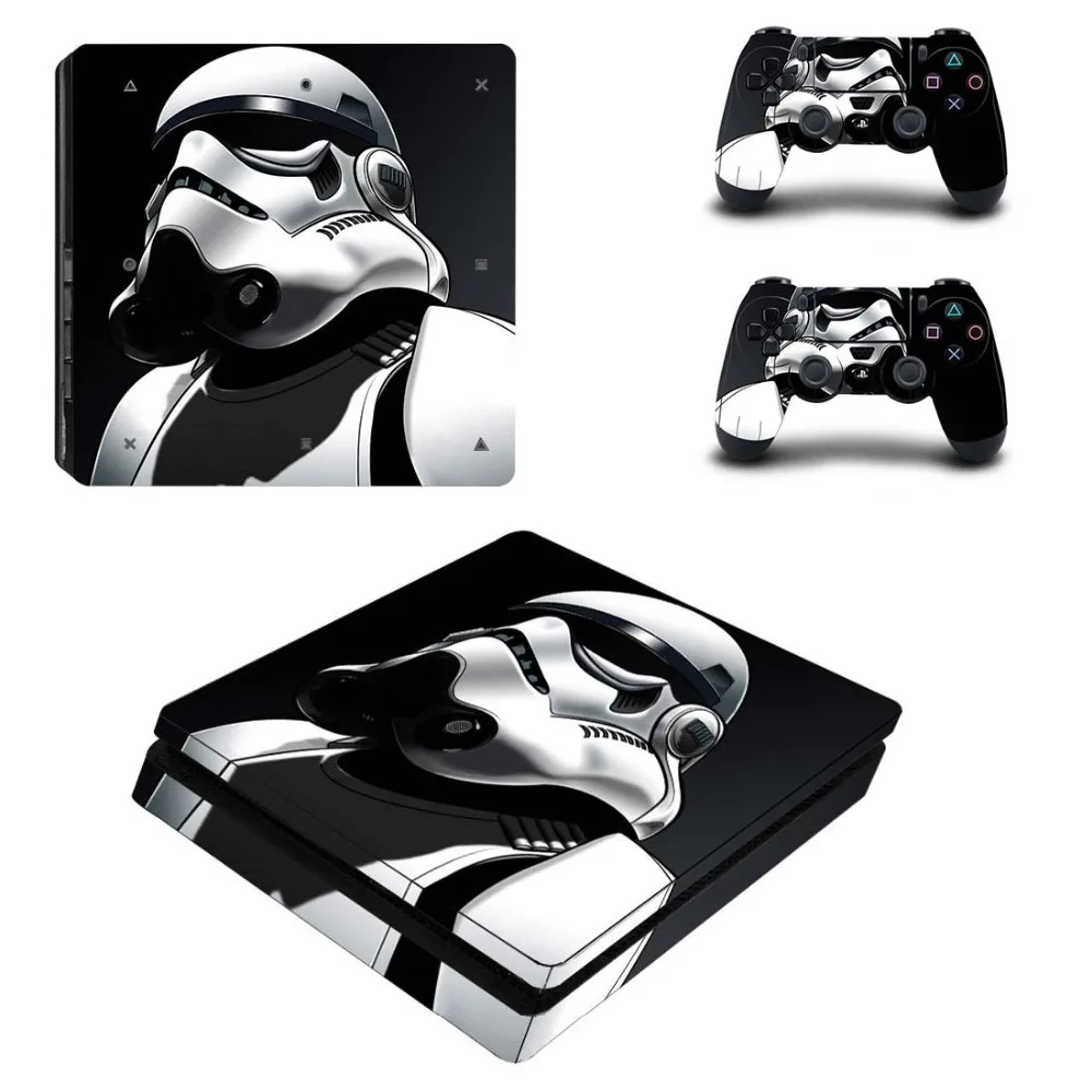 Star Wars полное покрытие лицевые панели PS4 тонкая кожа Виниловая наклейка, стикер для консоли Playstation 4 и контроллеров PS4 тонкий стикер кожи