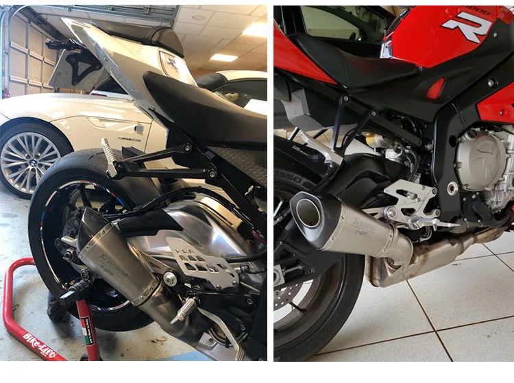 На входе 51 мм 61 мм 65 мм moto rcycles углеродное волокно Akrapovic выхлопной с DB killer eacape moto для s1000rr s1000r