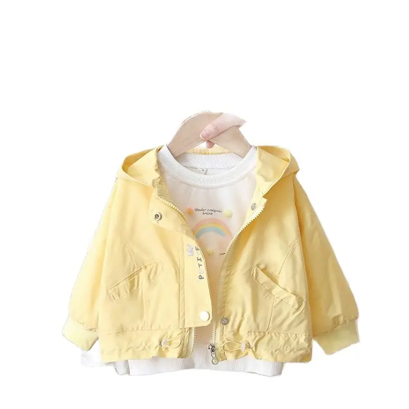 

Baby jacket 2021 new princess western style girl cardigan spring and autumn thin P5481