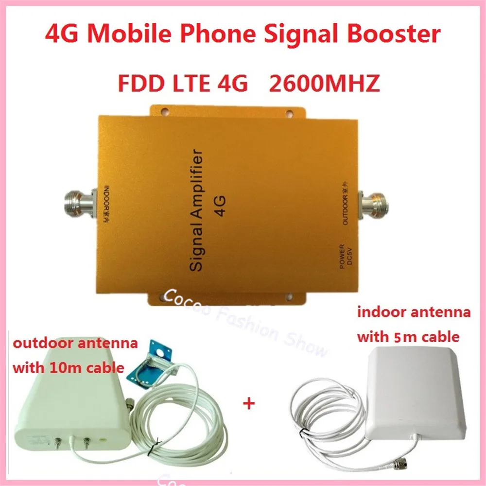 2600MHz 4G усилитель мобильного сигнала FDD LTE повторитель 2600mhz сотовый телефон